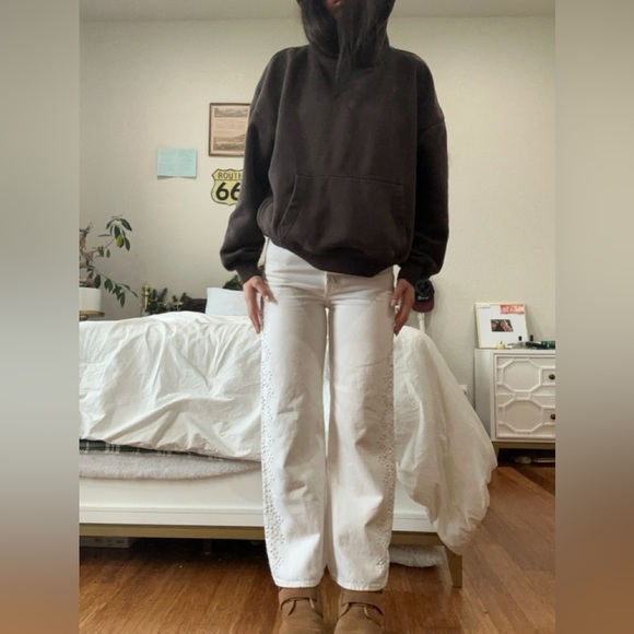 Levi's White straight leg Jeans - Picture 4 of 8